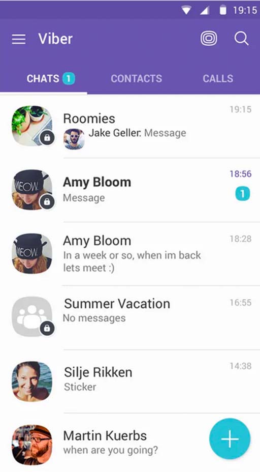 Aplicação de rastreio de SMS do Viber